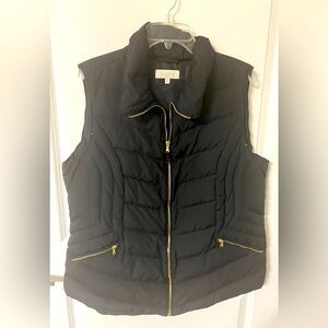 Talbots black down puffer vest 2X
